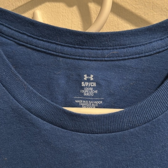 Under Armour Men’s Blue T-Shirt - small - Picture 2 of 3